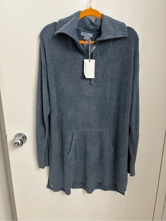 Barefoot Dreams Sweaters - Barefoot Dreams CozyChic Lite rib knit half zip tunic - QVC item #A516089